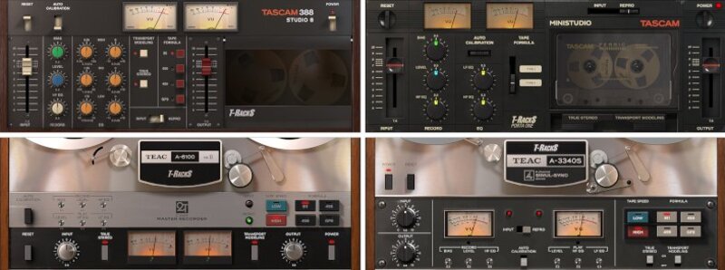 Illustration : Une émulation des magnétophones à bande Tascam pour T-RackS chez IK Multimedia