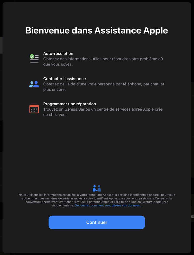 Illustration : Assistance Apple est mise à jour sur iOS
