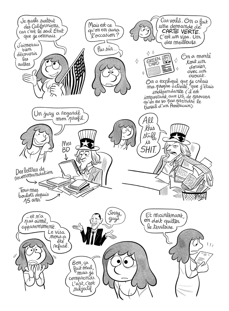 Illustration : BD Planche #9 : "Californid 2", par Laurel