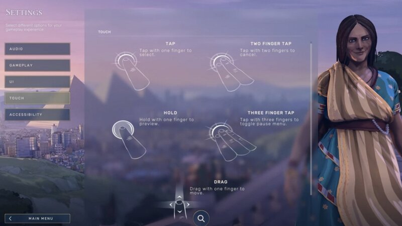 Illustration : Stadia propose les commandes tactiles "Direct Touch" sur iOS