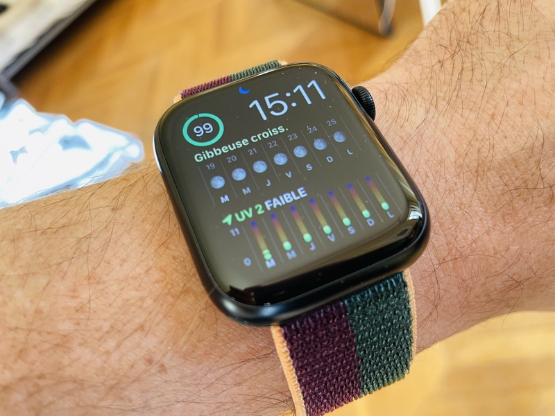 Illustration : Apple Watch Series 7 : Apple solutionne le bug des icônes !