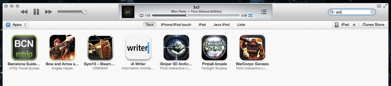 Illustration : Astuce iTunes 11 : retrouver la recherche contextuelle