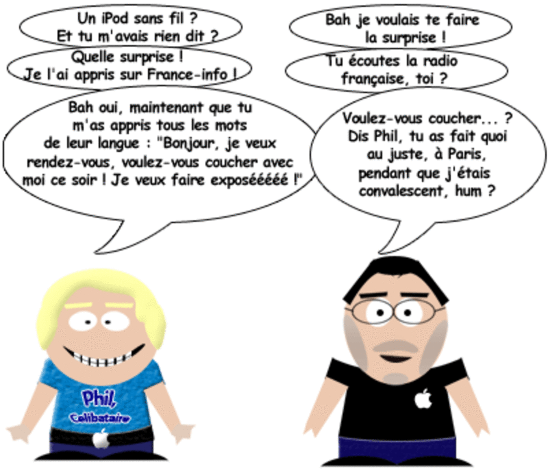 Illustration : Phil & Steve : iPod Bluetooth