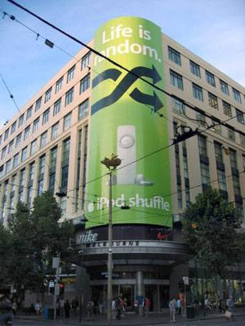 Illustration : Pub maxi pour Shuffle