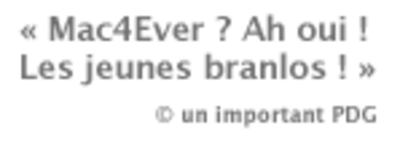 Illustration : Mac4Ever : 4 ans !