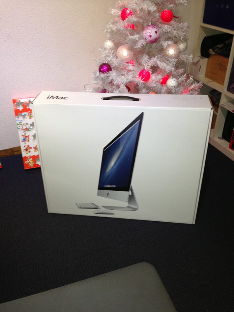 Illustration : Les premiers iMac 27" arrivent !