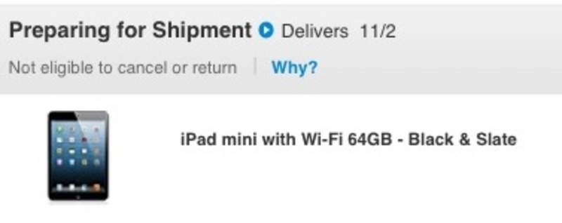 Illustration : iPad mini : les premières livraisons se préparent
