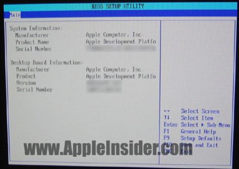 Illustration : Mac OS X86 : précisions
