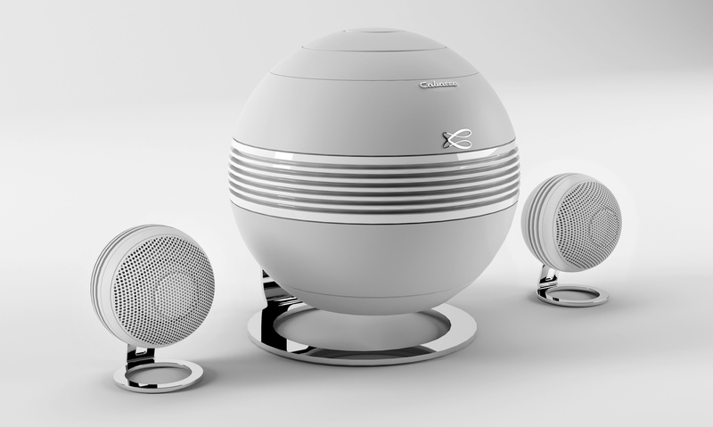 Illustration : The Pearl Keshi : un système connecté 2.1 compact à 2490€ chez Cabasse