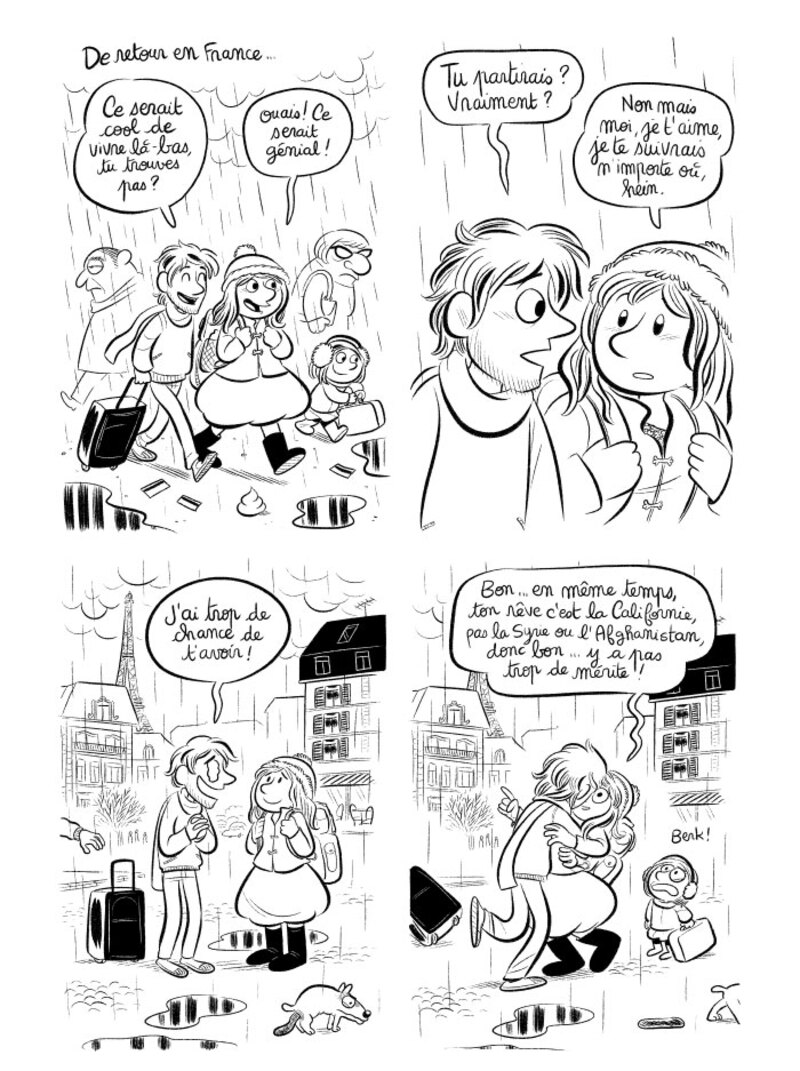Illustration : BD : "J'ai créé ma startup iOS en Californie", par Laurel