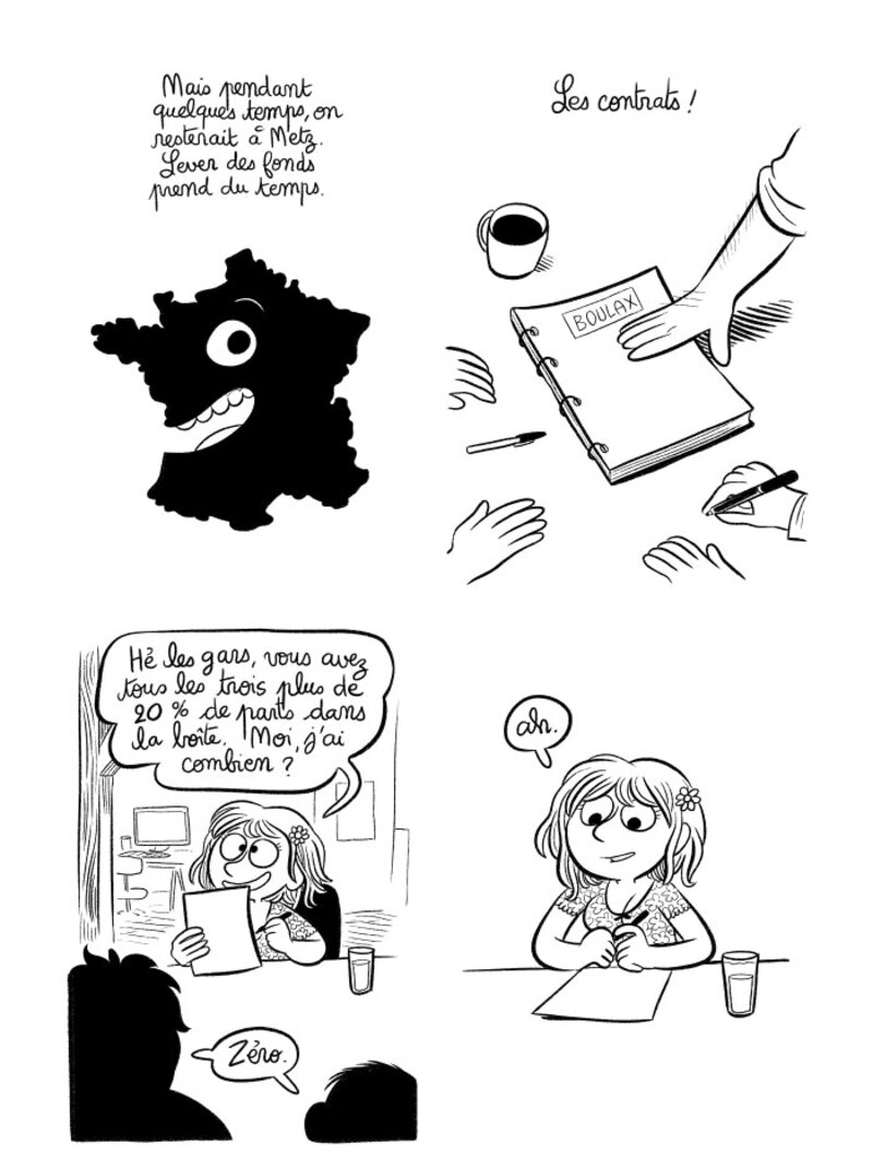 Illustration : BD : "J'ai créé ma startup iOS en Californie", par Laurel