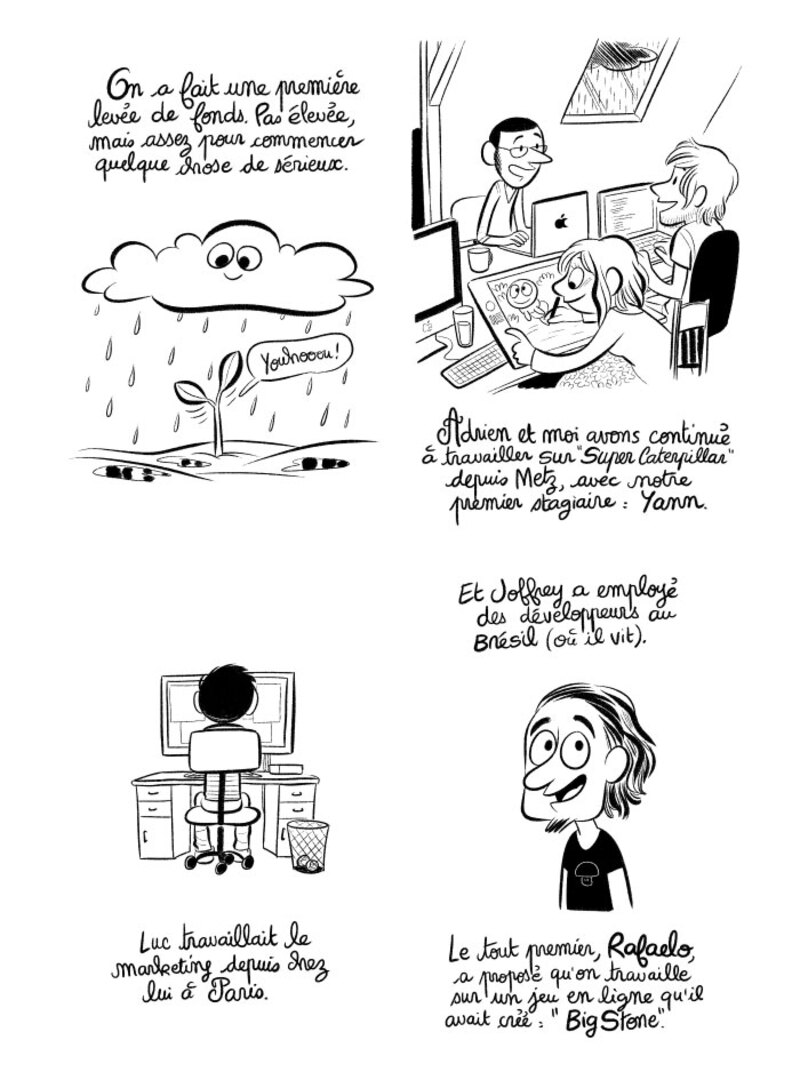 Illustration : BD : "J'ai créé ma startup iOS en Californie", par Laurel