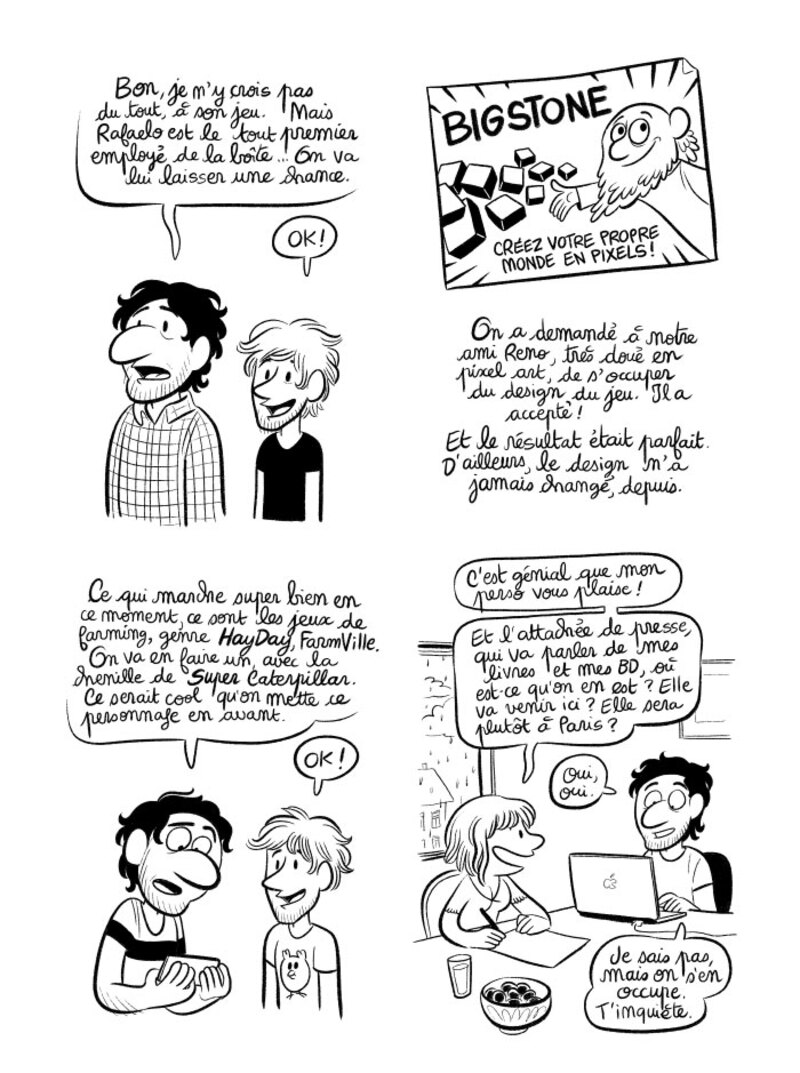 Illustration : BD : "J'ai créé ma startup iOS en Californie", par Laurel