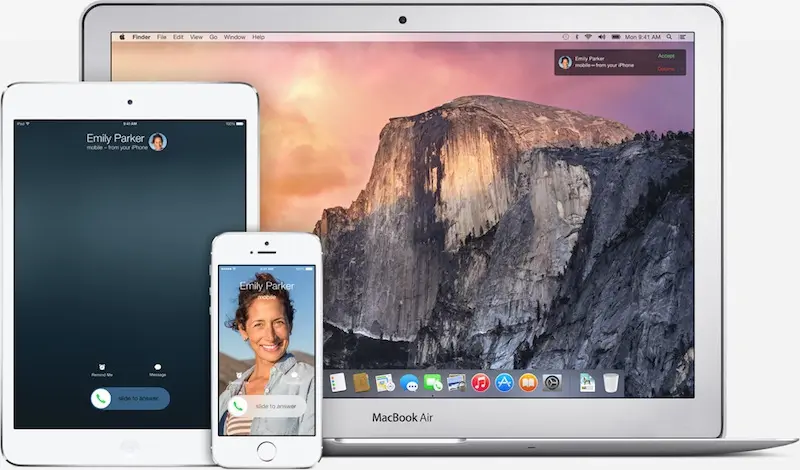 Continuity : quelques explications sur les appels et SMS depuis un Mac