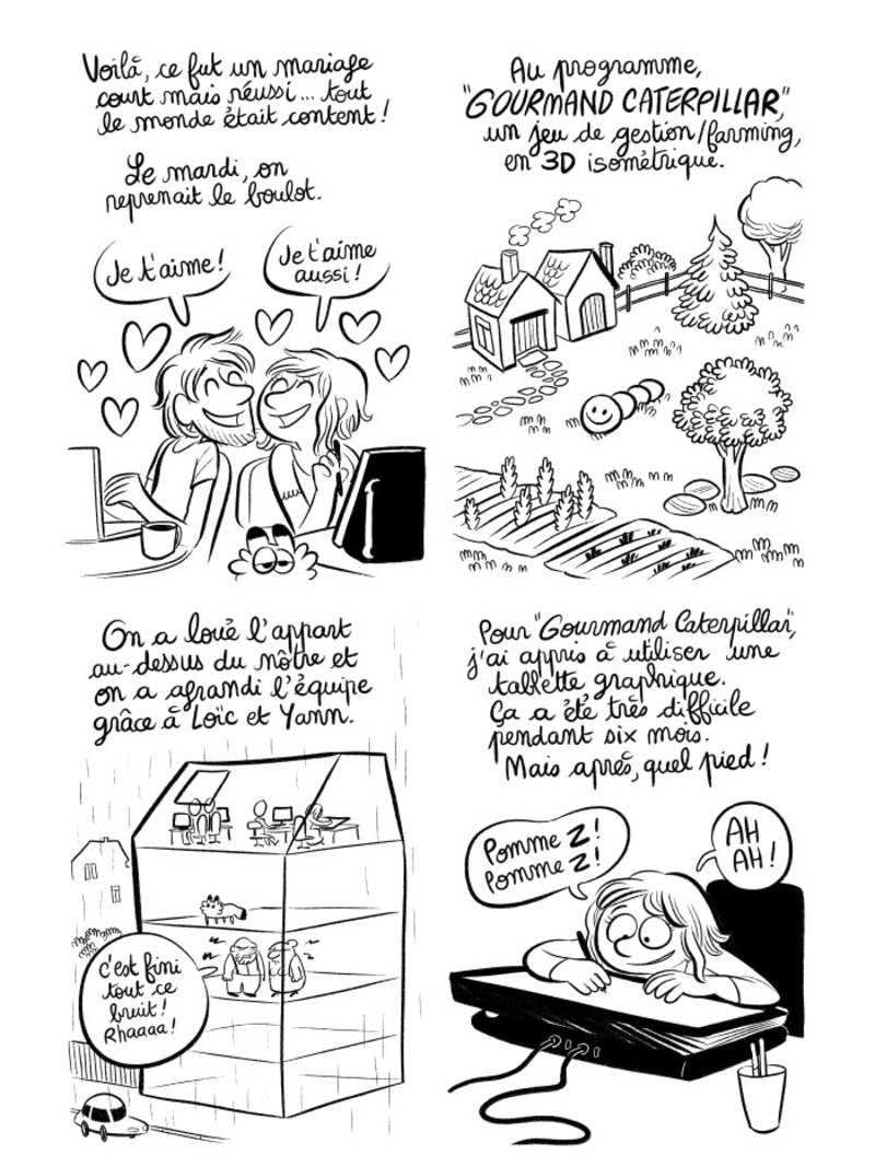 Illustration : BD : "J'ai créé ma startup iOS en Californie", par Laurel