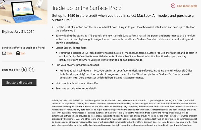 Illustration : Microsoft paie les possesseurs de MacBook Air pour qu'ils s'en débarassent