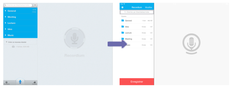 Recordium, le dictaphone alternatif, se met (enfin) à jour pour iOS 7