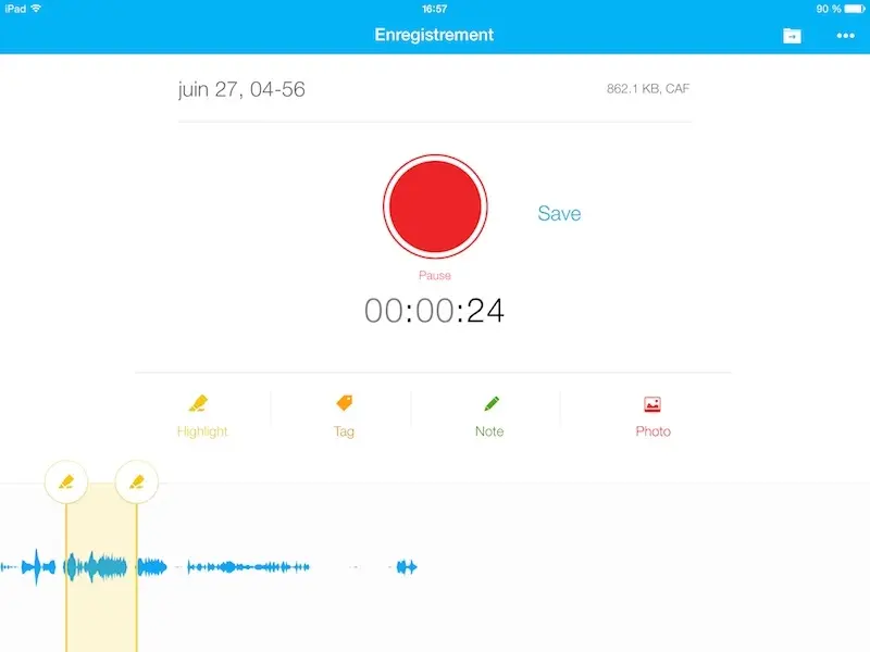 Recordium, le dictaphone alternatif, se met (enfin) à jour pour iOS 7