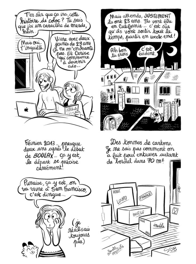 Illustration : BD : "J'ai créé ma startup iOS en Californie", par Laurel