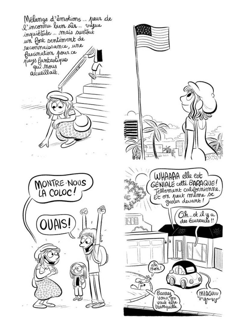 Illustration : BD : "J'ai créé ma startup iOS en Californie", par Laurel