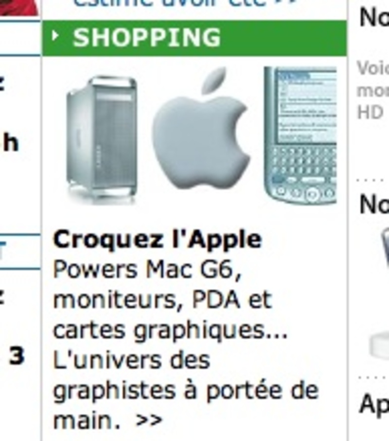 Illustration : Du G6 avant le MacIntel