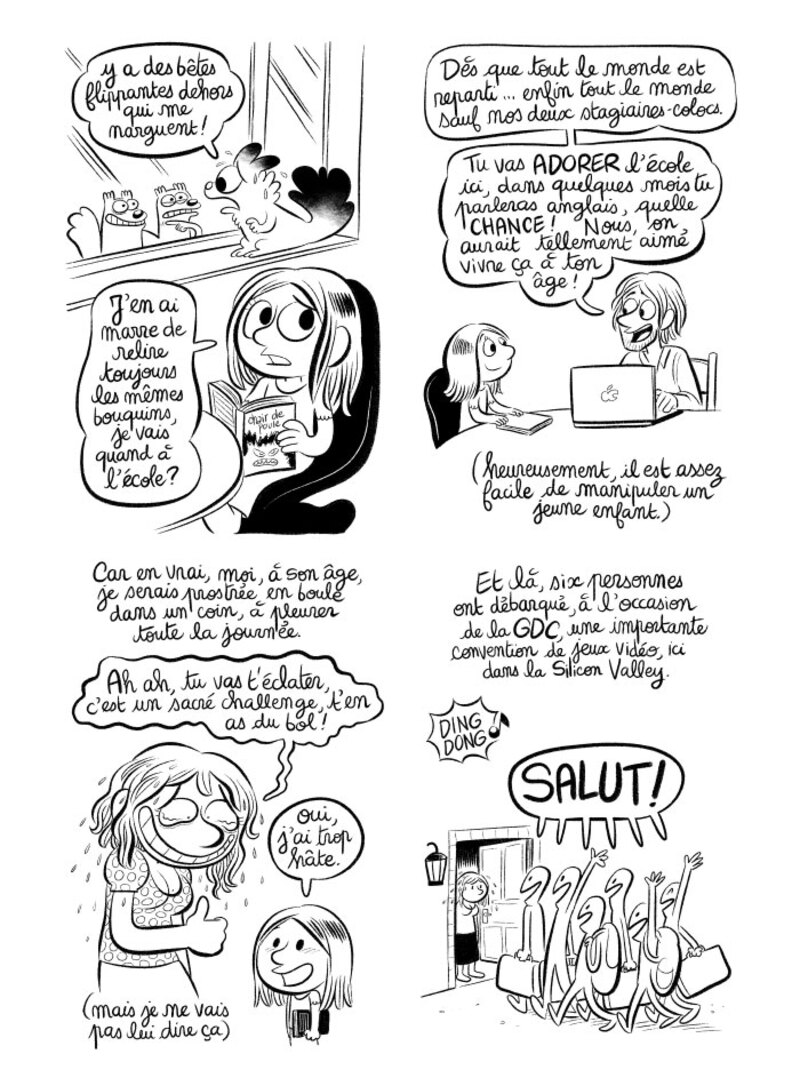 Illustration : BD : "J'ai créé ma startup iOS en Californie", par Laurel