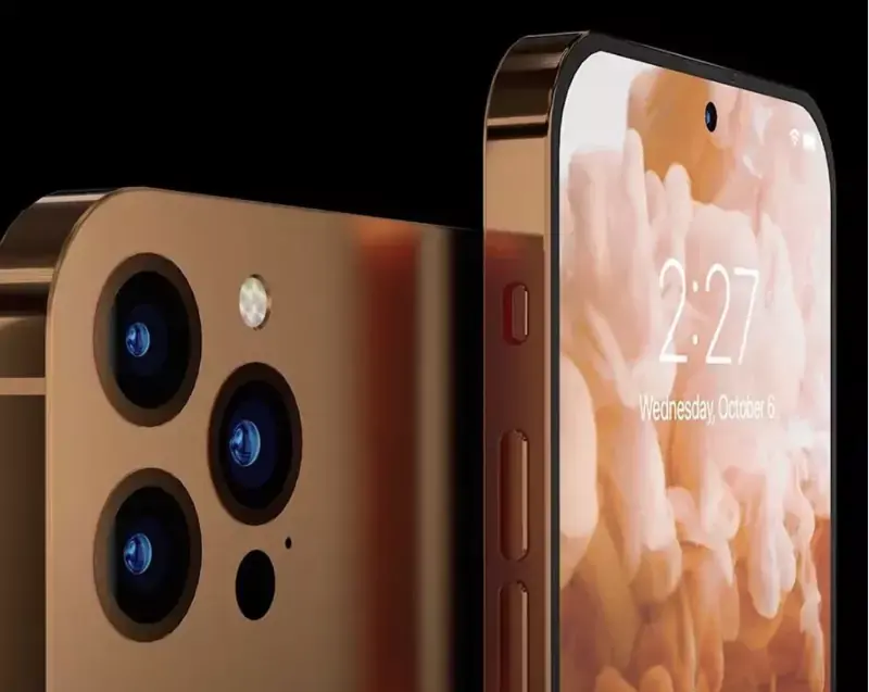 Point d'encoche, mais une perforation pour les iPhone 14 Pro/Max en 2022