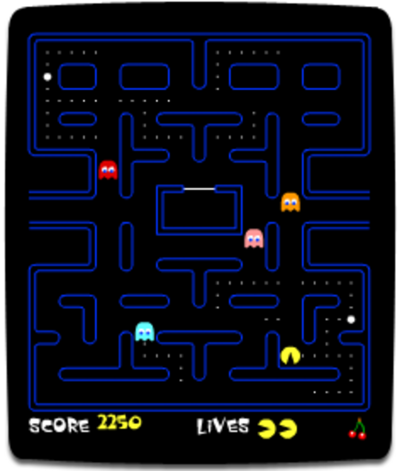 Illustration : PacMan en widget !