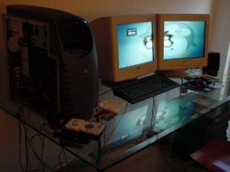 Illustration : DualScreen avec OSX86