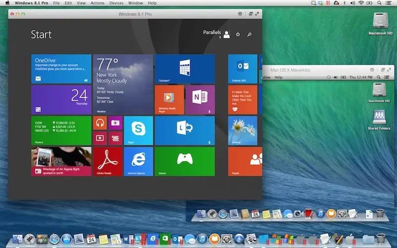 Parallels Desktop 10 prend en charge OS X Yosemite et iCloud Drive