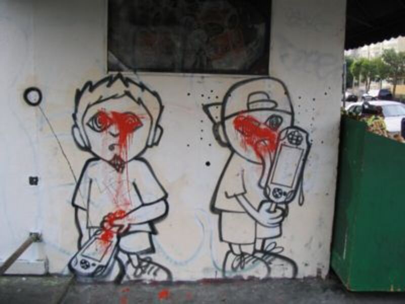 Illustration : Plein de graffitis !