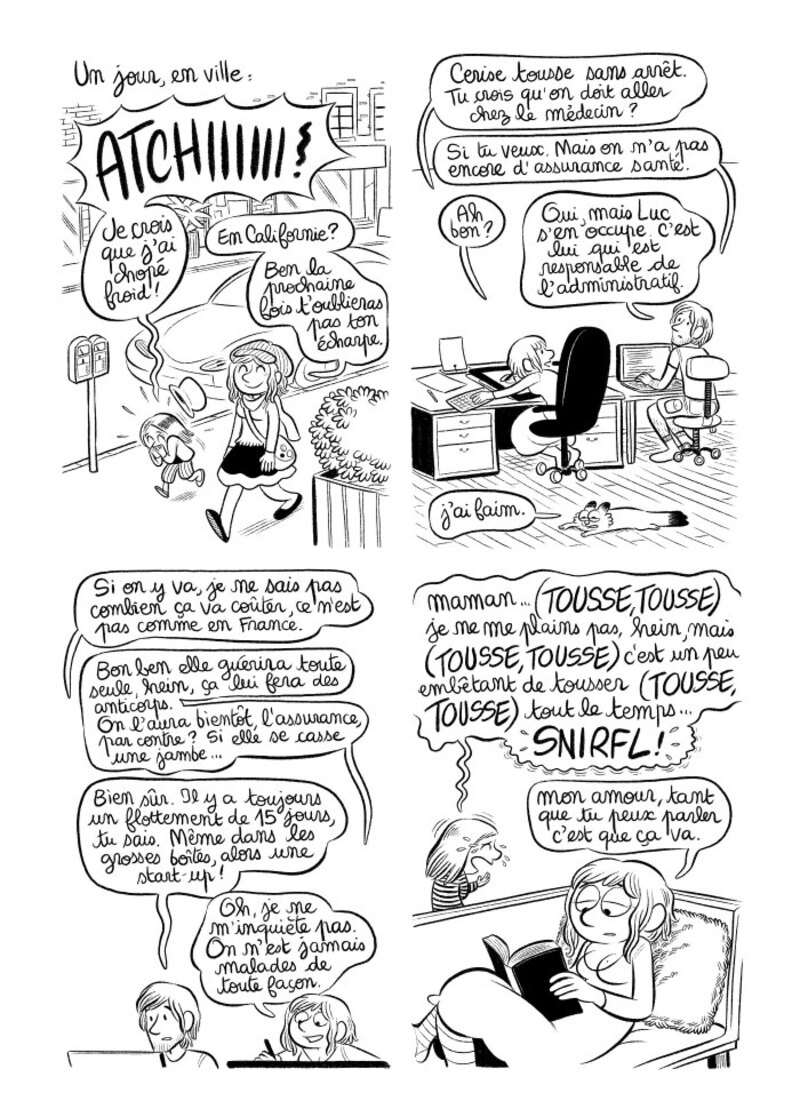 Illustration : BD : "J'ai créé ma startup iOS en Californie", par Laurel