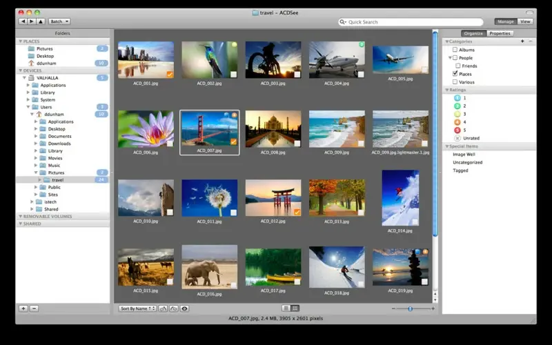 ACDSee, gestionnaire de photos, et ACDSee Flash gratuits pour nos Mac