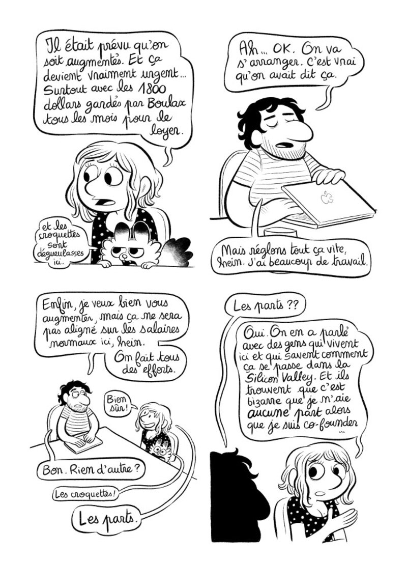 Illustration : BD : "J'ai créé ma startup iOS en Californie", par Laurel
