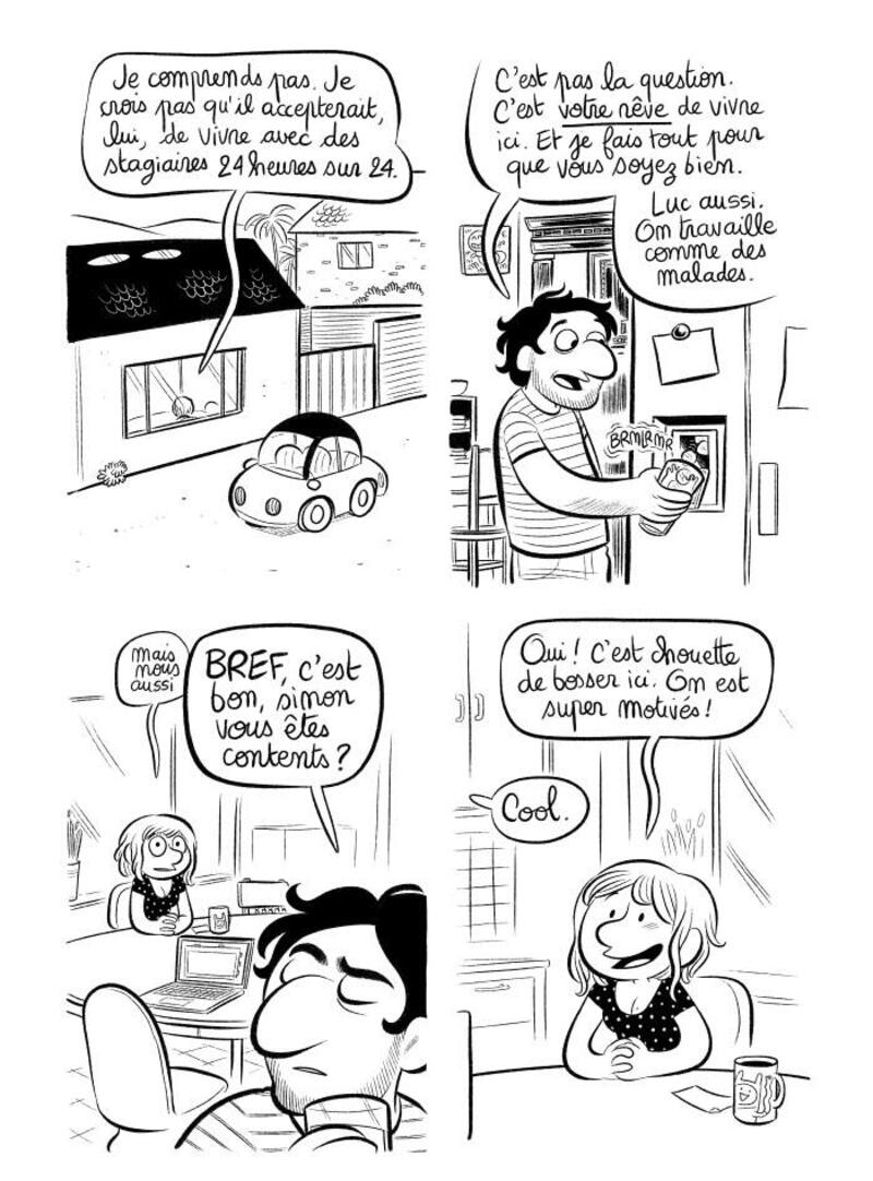 Illustration : BD : "J'ai créé ma startup iOS en Californie", par Laurel