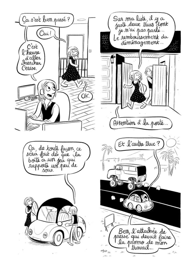 Illustration : BD : "J'ai créé ma startup iOS en Californie", par Laurel