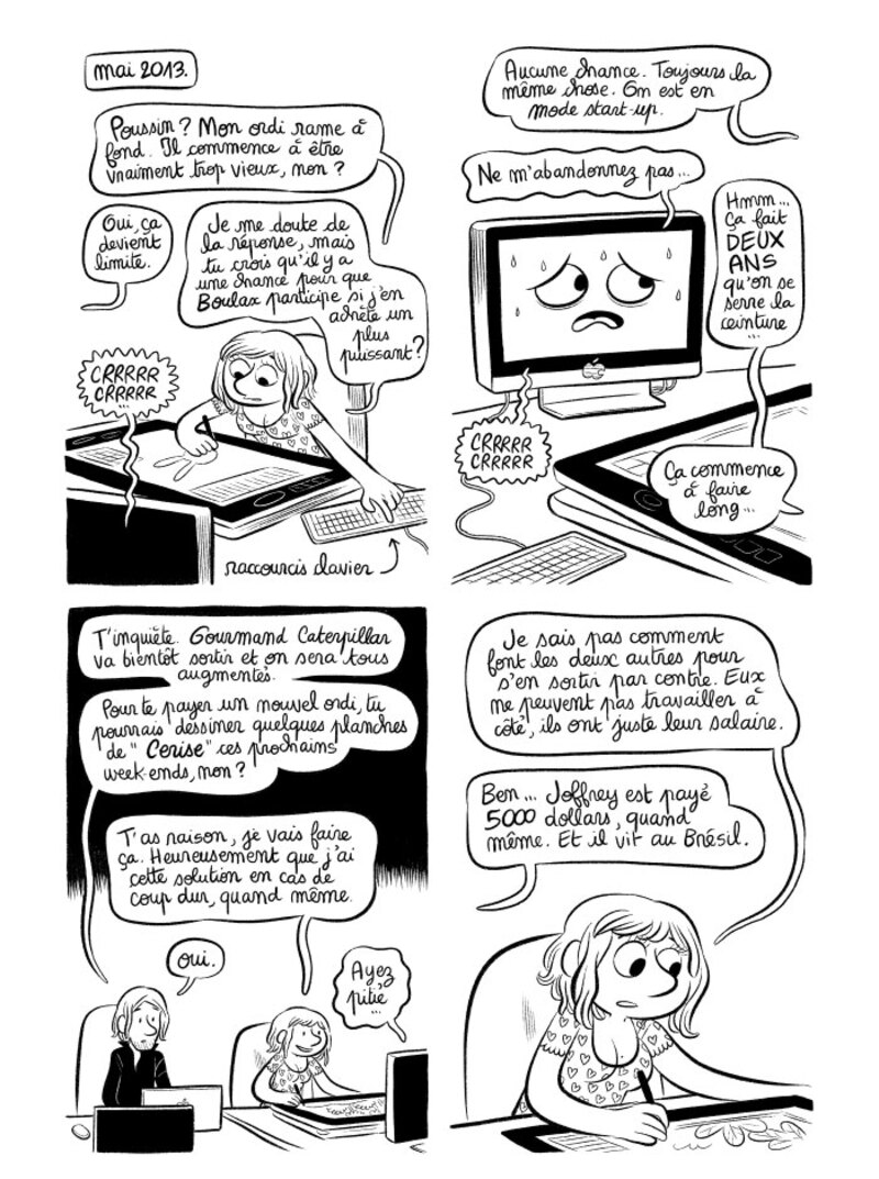 Illustration : BD : "J'ai créé ma startup iOS en Californie", par Laurel