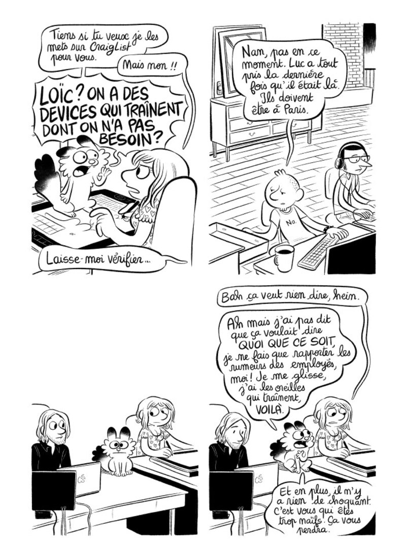 Illustration : BD : "J'ai créé ma startup iOS en Californie", par Laurel