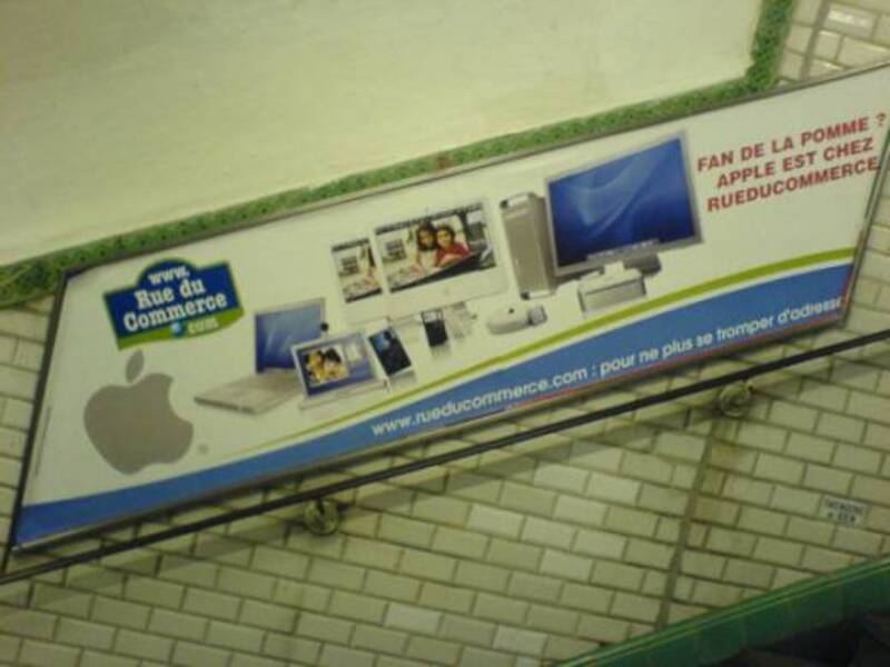 Illustration : Le Mac fait de la pub !