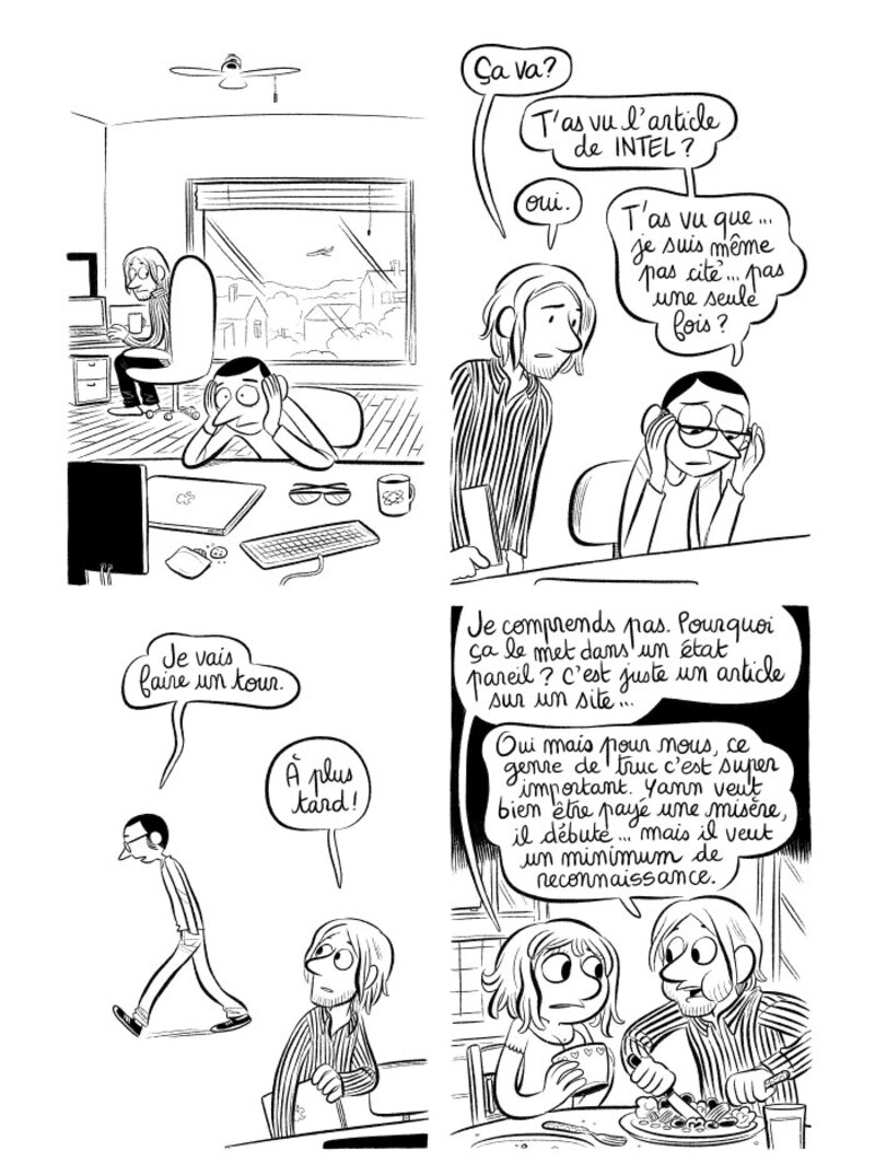 Illustration : BD : "J'ai créé ma startup iOS en Californie", par Laurel