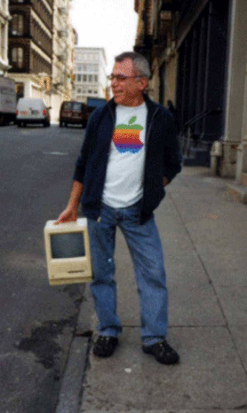 Illustration : L'inventeur du logo Apple