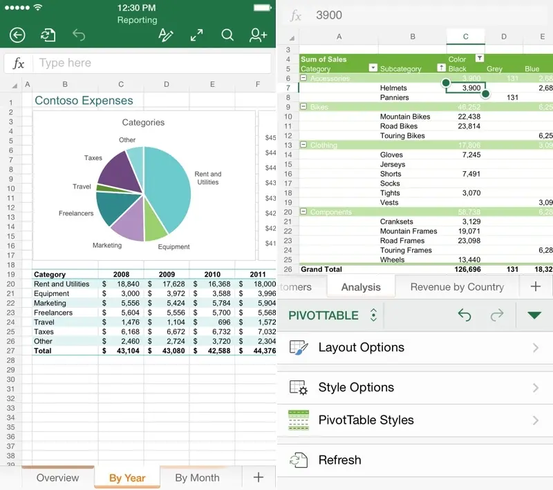 Microsoft adapte Office pour iOS à l'écran de l'iPhone