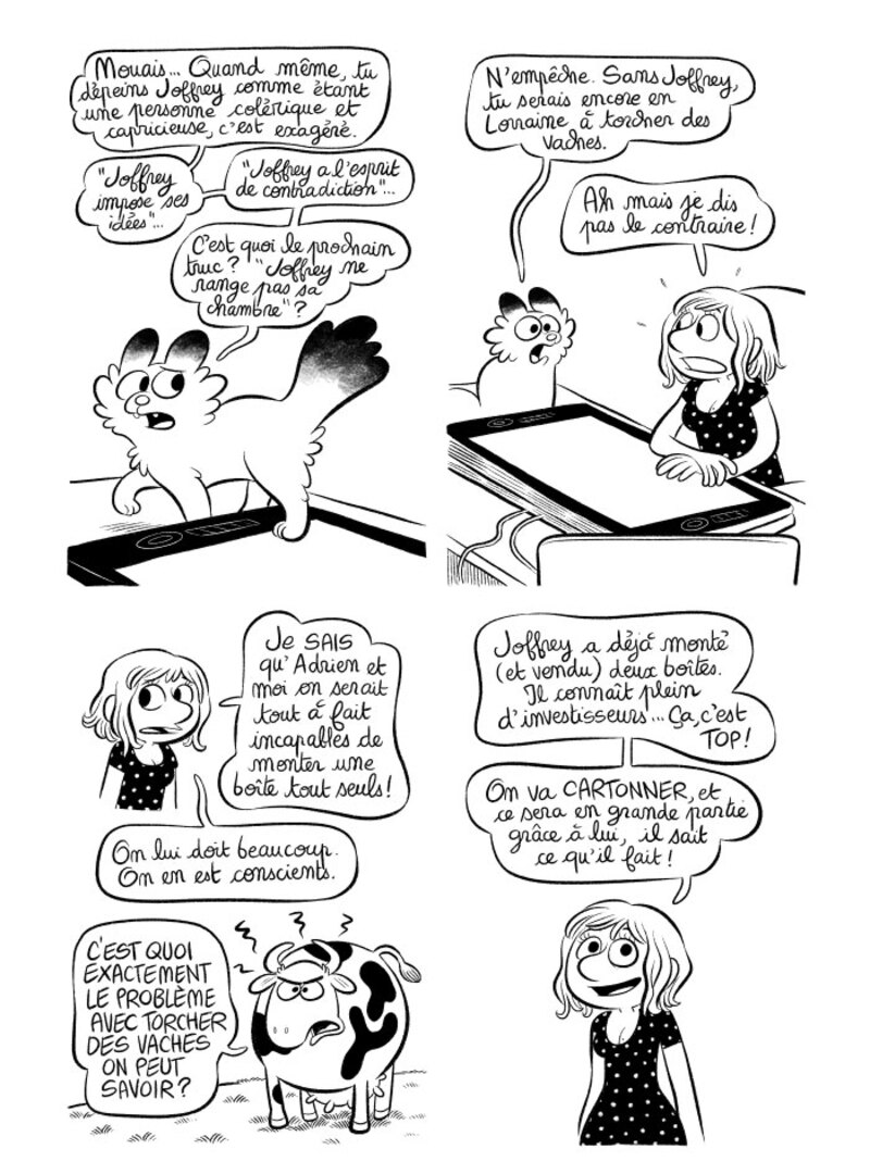 Illustration : BD : "J'ai créé ma startup iOS en Californie", par Laurel
