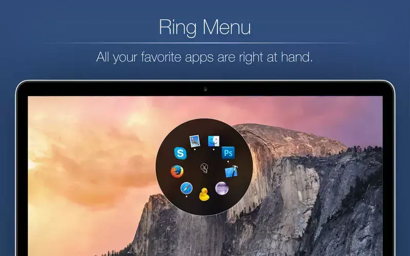 Ring Menu : un dock circulaire pour Mac avec un air de déjà-vu