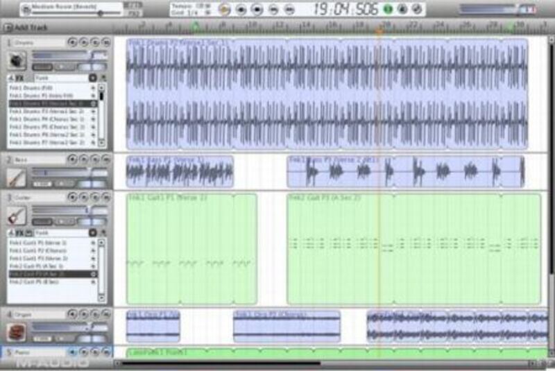 Illustration : GarageBand pour Windows