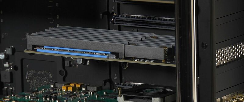 Une carte PCIe accueillant deux SSD M2 NVMe chez Sonnet