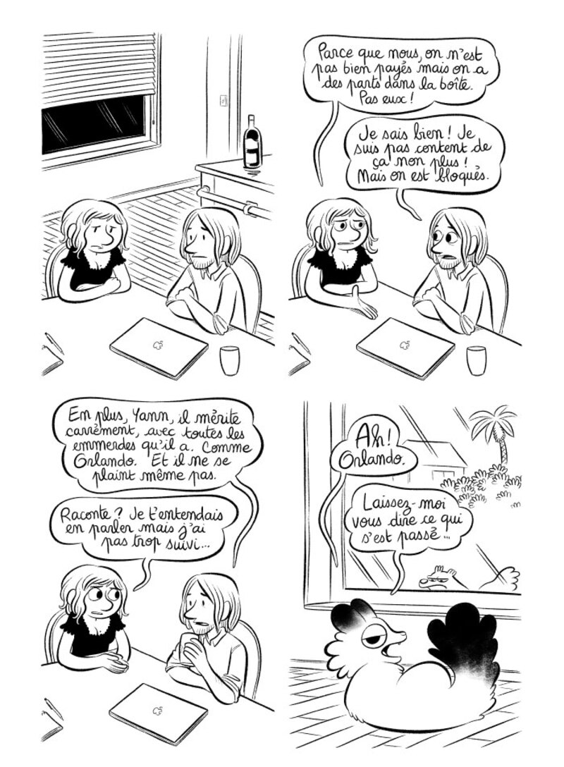 Illustration : BD : "J'ai créé ma startup iOS en Californie", par Laurel