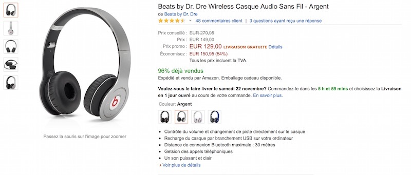 Bon Plan : le casque Beats sans fil à 129,90€