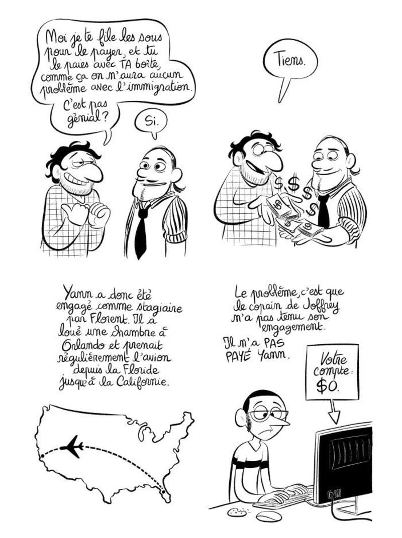 Illustration : BD : "J'ai créé ma startup iOS en Californie", par Laurel