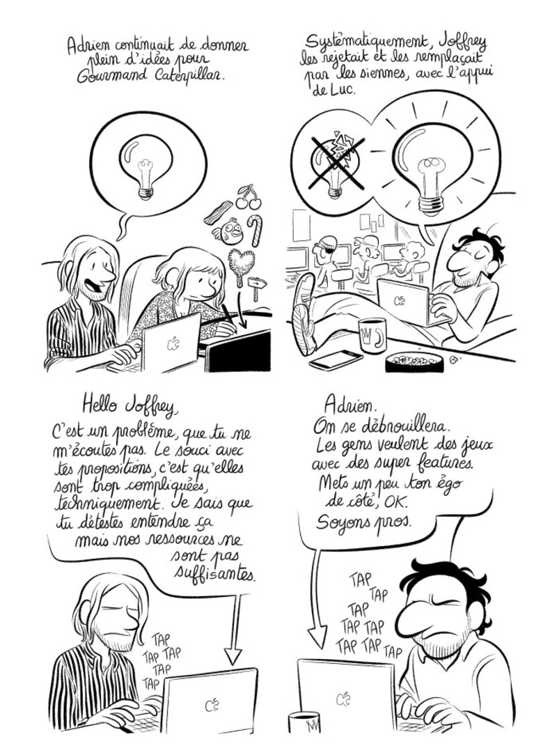 Illustration : BD : "J'ai créé ma startup iOS en Californie", par Laurel